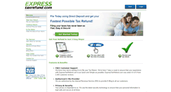 Desktop Screenshot of expresstaxrefund.com